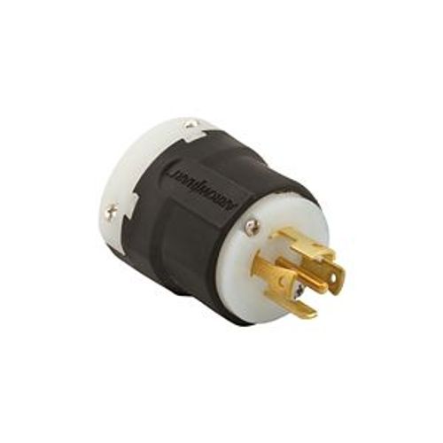 Main product image of Locking Plug, Flat Cable, #16-8 Awg, 30A, 120/208V, UltraGrip, L21-30, 4-Pole, Five-Wire, AHL2130PF