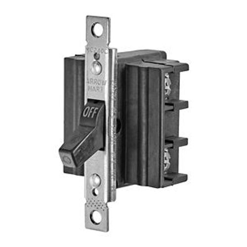 Main product image of Manual Motor Controller, Switch Only, #14-8 Awg 40A, Panel, 600V, Black, Open, 2-Pole, AHMC240C