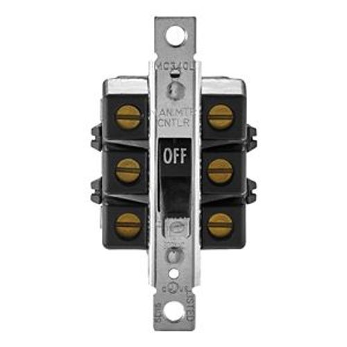 Main product image of Manual Motor Controller, #14-4 Awg 40A, Panel, 600V, Gray, 3-Pole, 3Ph, Single-Throw, AHMC340L-1