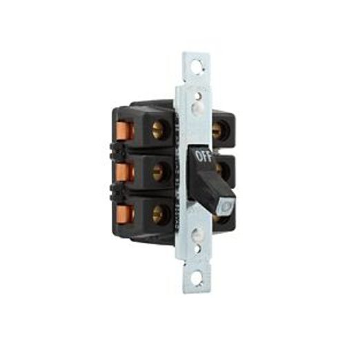 Main product image of Manual Motor Controller, #4 Awg 60A, Panel, 600V, Gray, 3-Pole, 3Ph, Toggle Switch, Single-Throw, AHMC360L-1