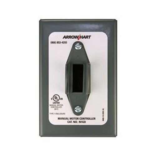 Main product image of Empty Enclosure, Single-Gang, Glass-Filled Nylon, Used With 30A Manual Motor Controllers, 1{Nr1}, AHN1GD