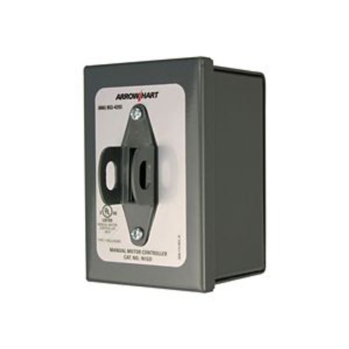 Main product image of Empty Enclosure, Single-Gang, Glass-Filled Nylon, Used With 30A Manual Motor Controllers, 1{Nr1}, AHN1GD