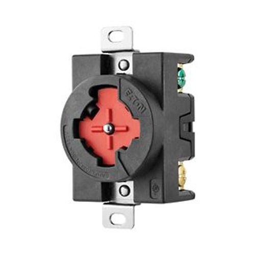 Main product image of Arrow Hart Locking Receptacle, #10-14 Awg, 30A, 480V, Black, Red, 3-Pole, 4-Wire, AHPL20443N