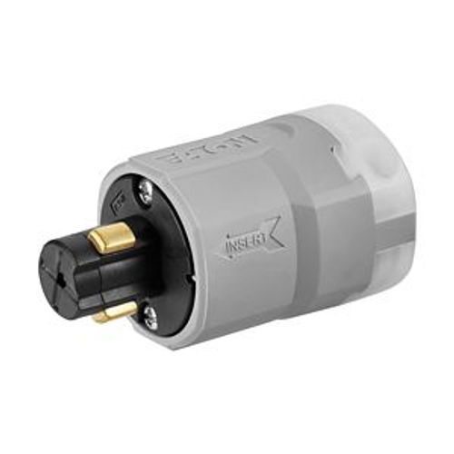 Main product image of Arrow Hart Locking Plug, #12-4 Awg, 20A, Hospital, 125V, Back Wiring, Gray, 2-Pole, 3-Wire, AHPL23056N