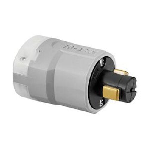 Main product image of Arrow Hart Locking Plug, #12-4 Awg, 20A, Hospital, 125V, Back Wiring, Gray, 2-Pole, 3-Wire, AHPL23056N