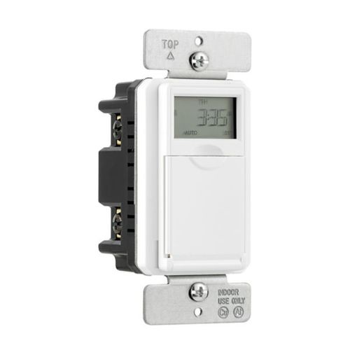 Main product image of Astronomic Programmable Timer, 15A, Flush Mount, 120V, 1800W, Single Pole And 3-Way, White, AT18HM-W-L
