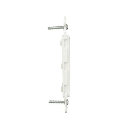 Main product image of Telephone And Coaxial Wallplates, 1 Gang Multimedia Brush Insert, White, BIM1W-F-L