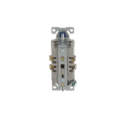 Main product image of Commercial Grade Duplex Receptacle, #14 To 10 Awg 15A, 125V, Gray, High-Impact Nylon, Pvc, BR15GY