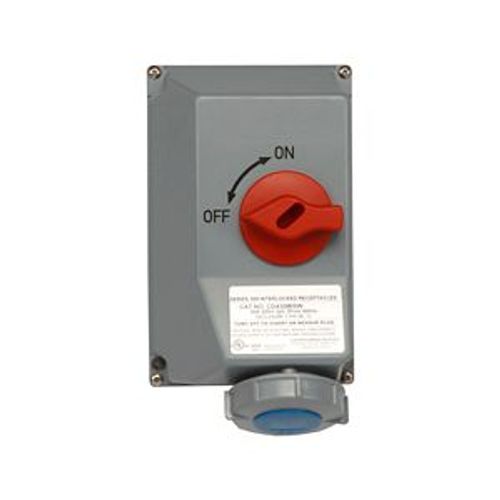 Main product image of Arrow Hart Mechanical Interlock, Non-Fusible, 30A, 250V, 3-Pole, 4-Wire, Female, 10 Hp, 3-Phase, CD430MI9W