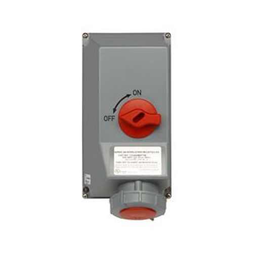 Main product image of Arrow Hart Mechanical Interlock, Fusible, 60A, 480V, Nema 12, 3-Pole, Female, 15/30 Hp, CD460MIF7W