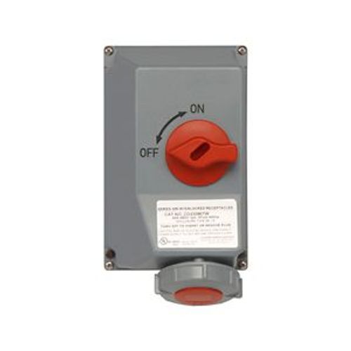 Main product image of Arrow Hart Mechanical Interlock, Non-Fusible, 30A, Y 277/480V 4-Pole, 5-Wire, Female, 20 Hp, 3Ph, CD530MI7W