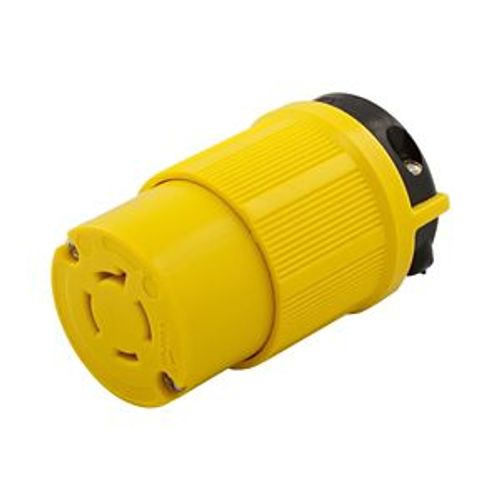Main product image of Corrosion Resistant Locking Connector, #14-10 Awg 20A, 125/250V, Safety Grip, 3-Pole 4-Wire, CRL1420C