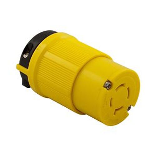 Main product image of Corrosion Resistant Locking Connector, #14-10 Awg 20A, 250V, Safety Grip, L15-20 3-Pole 4-Wire, CRL1520C