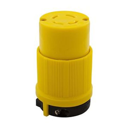 Main product image of Corrosion Resistant Locking Connector, #14-10 Awg, 30A, 250V, L15-30 3-Pole 4-Wire 0.63 To 1.16", CRL1530C