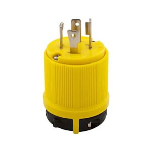 Main product image of Corrosion Resistant Locking Plug, #14-10 Awg 30A, 250V, SafetyGrip, L15-30 3-Pole 4-Wire, CRL1530P