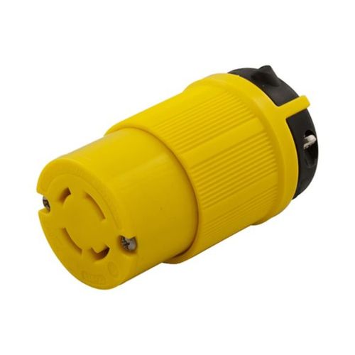 Main product image of Corrosion Resistant Locking Connector, #14-8 Awg 20A, 480V, Safety Grip, L16-20 3-Pole 4-Wire, CRL1620C