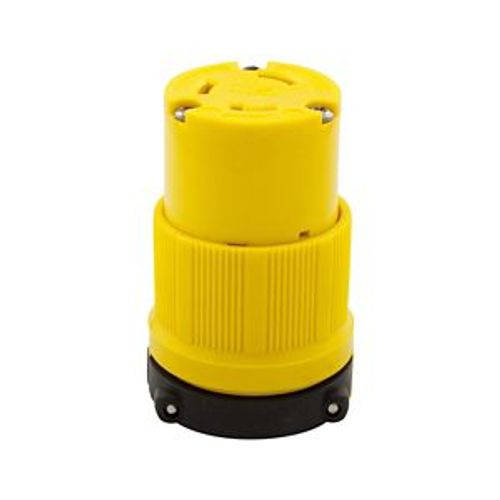 Main product image of Corrosion Resistant Locking Connector, #14-10 Awg 30A, 125V, Safety Grip, L5-30, 2-Pole 3-Wire, CRL530C