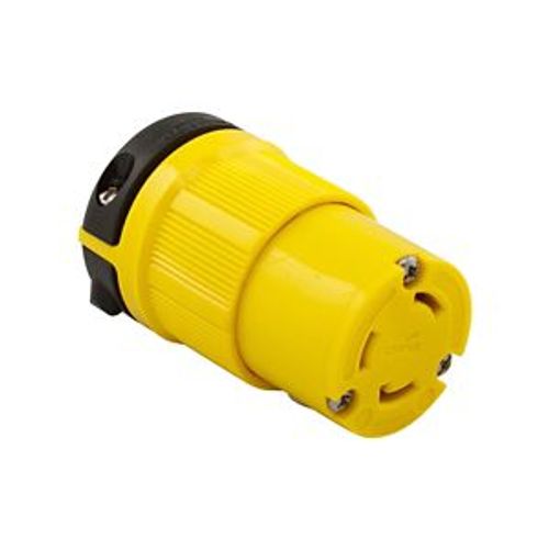 Main product image of Corrosion Resistant Locking Connector, #14-10 Awg 30A, 125V, Safety Grip, L5-30, 2-Pole 3-Wire, CRL530C
