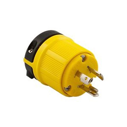 Main product image of Corrosion Resistant Locking Plug, #14-10 Awg 20A, 250V, SafetyGrip, L6-20, 2-Pole 3-Wire, CRL620P