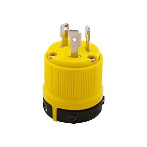 Main product image of Corrosion Resistant Locking Plug, #14-10 Awg 30A, 250V, SafetyGrip, L6-30, 2-Pole 3-Wire, CRL630P