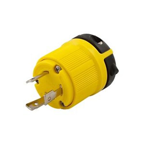 Main product image of Corrosion Resistant Locking Plug, #14-10 Awg 30A, 250V, SafetyGrip, L6-30, 2-Pole 3-Wire, CRL630P