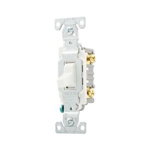 Main product image of Commercial Toggle Switch, #14-10 Awg 15A, 120/277V, Load Type: Motor Control, Fan, 1-Pole, Pvc, CS115W