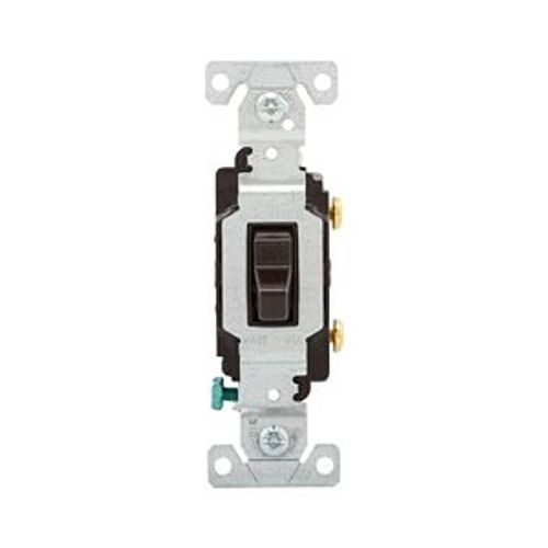 Main product image of Commercial Toggle Switch, #14-10 Awg 20A, 120/277V, Brown, Load Type: Motor Control, Fan, 1-Pole, CS120B