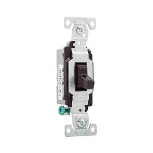 Main product image of Commercial Toggle Switch, #14-10 Awg 20A, 120/277V, Brown, Load Type: Motor Control, Fan, 1-Pole, CS120B