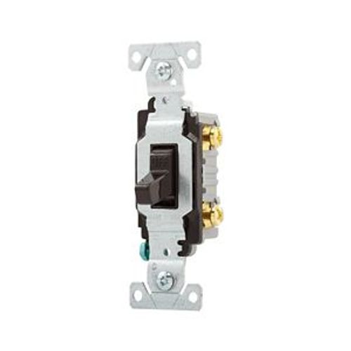 Main product image of Commercial Toggle Switch, #14-10 Awg 20A, 120/277V, Brown, Load Type: Motor Control, Fan, 1-Pole, CS120B