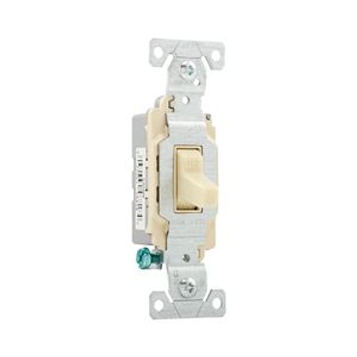 Main product image of Commercial Toggle Switch, #14-10 Awg 20A, 120/277V, Ivory, Load Type: Motor Control, Fan, 1-Pole, CS120V