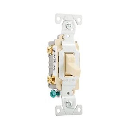 Main product image of Commercial Toggle Switch, #14-10 Awg 15A, 120/277V, Ivory, Load Type: Motor Control, Fan, 2-Pole, CS215V