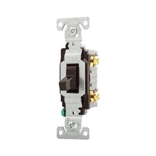 Main product image of Commercial Toggle Switch, #14-10 Awg 20A, 120/277V, Brown, Load Type: Motor Control, Fan, 2-Pole, CS220B