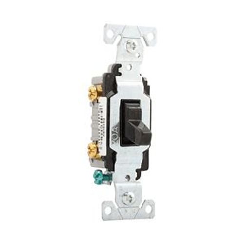 Main product image of Commercial Toggle Switch, #14-10 Awg 20A, 120/277V, Black, Load Type: Motor Control, Fan, 2-Pole, CS220BK