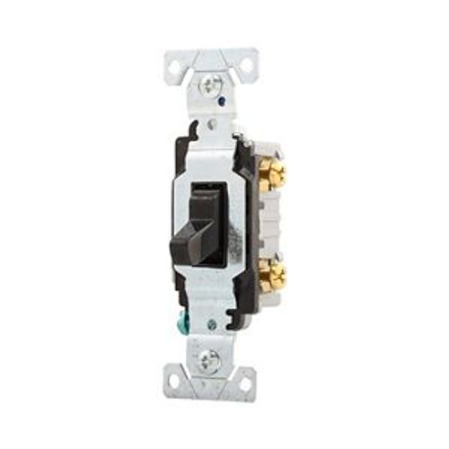 Main product image of Commercial Toggle Switch, #14-10 Awg 20A, 120/277V, Black, Load Type: Motor Control, Fan, 2-Pole, CS220BK