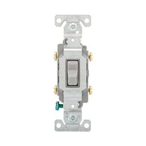 Main product image of Commercial Toggle Switch, #14-10 Awg 20A, 120/277V, Gray, Load Type Motor Control, Fan, 2-Pole, CS220GY