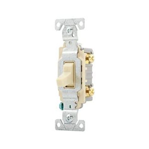 Main product image of Commercial Toggle Switch, #14-10 Awg 20A, 120/277V, Ivory, Load Type: Motor Control, Fan, 2-Pole, CS220V