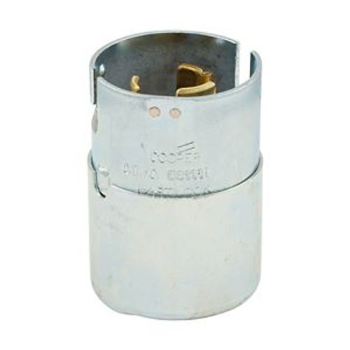 Main product image of Locking Plug, #10-6Awg, 50A, 125V, Back Wiring,Armored, 2-Pole, 3-Wire, Steel, 0.68 To 1.13", CS6361