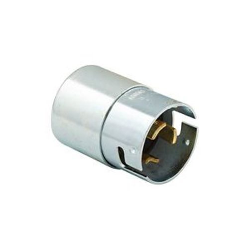 Main product image of Locking Plug, #10-6Awg, 50A, 125V, Back Wiring,Armored, 2-Pole, 3-Wire, Steel, 0.68 To 1.13", CS6361