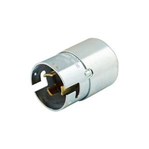 Main product image of Locking Plug, #10-6Awg, 50A, 125V, Back Wiring,Armored, 2-Pole, 3-Wire, Steel, 0.68 To 1.13", CS6361
