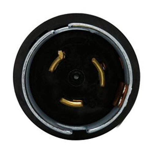 Main product image of Locking Plug, #10-6Awg, 50A, 125V, Back Wiring, Black, Red, 2-Pole, 3-Wire, 0.44 To 1.06 In, CS6361EX
