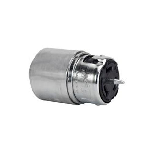 Main product image of Locking Connector, #10-6Awg, 50A, 125/250V,Armored, 3-Pole, 4-Wire, Steel, 0.68 To 1.13", CS6364