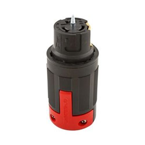 Main product image of Locking Connector, #10-6Awg, 50A, 125/250V, Black, Red, 3-Pole, 4-Wire, 0.44 To 1.25", CS6364EX