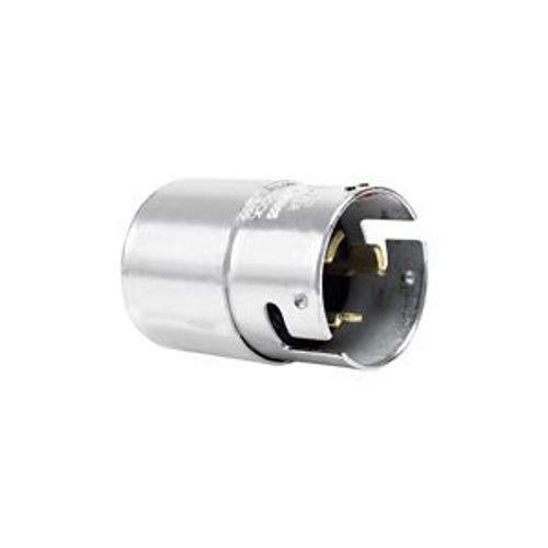 Main product image of Locking Plug, #10-6Awg, 50A, 125/250V, Back Wiring, Steel,Armored, 3-Pole, 4-Wire, Steel, CS6365