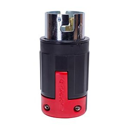 Main product image of Locking Plug, #10-6Awg, 50A, 125/250V, Back Wiring, Black, Red, 3-Pole, 4-Wire, 0.44 To 1.25", CS6365EX