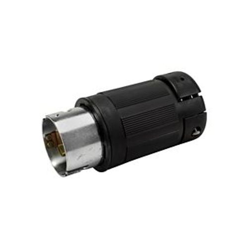 Main product image of Locking Plug, #10-6Awg, 50A, 125/250V, Back Wiring, Black, 3-Pole, 4-Wire, 0.44 To 1.25", CS6365EXBK