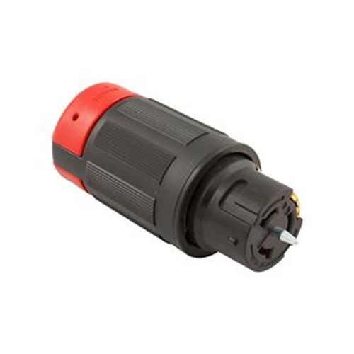 Main product image of Locking Connector, #10-6Awg, 50A, 480V, Black, Red, 3-Pole, 4-Wire, 0.44 To 1.06 In, CS8164EX