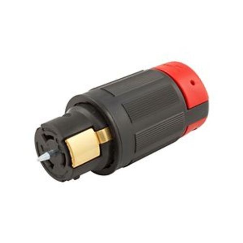 Main product image of Locking Connector, #10-6Awg, 50A, 480V, Black, Red, 3-Pole, 4-Wire, 0.44 To 1.06 In, CS8164EX