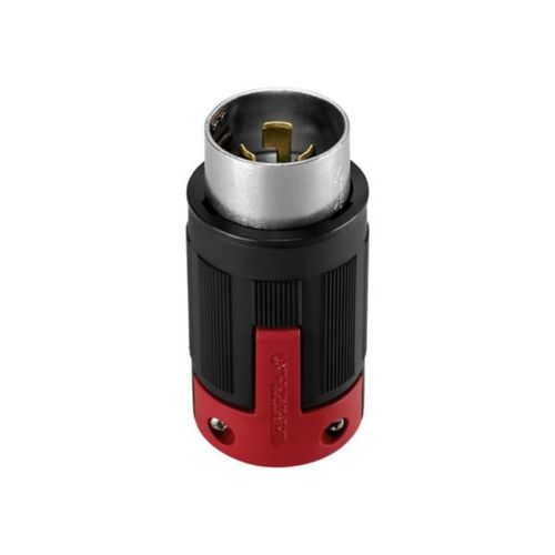 Main product image of Locking Plug, #10-6Awg, 50A, 480V, Back Wiring, Black, Red, 3-Pole, 4-Wire, 0.44 To 1.06 In, CS8165EX