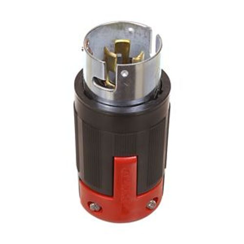 Main product image of Locking Plug, #10-6Awg, 50A, 480V, Back Wiring, Black, Red, 2-Pole, 3-Wire, 0.44 To 1.06 In, CS8465EX