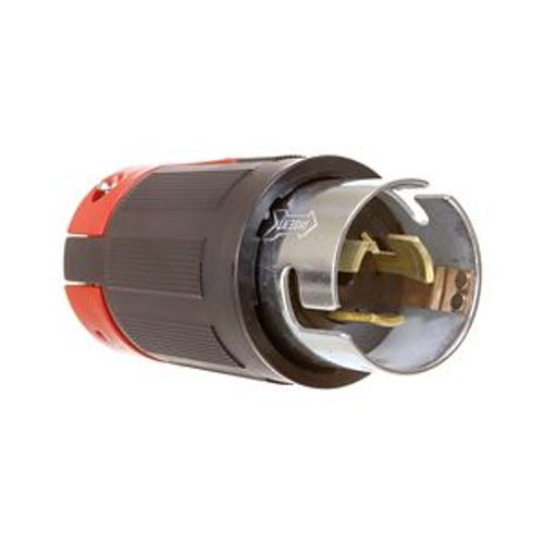 Main product image of Locking Plug, #10-6Awg, 50A, 480V, Back Wiring, Black, Red, 2-Pole, 3-Wire, 0.44 To 1.06 In, CS8465EX